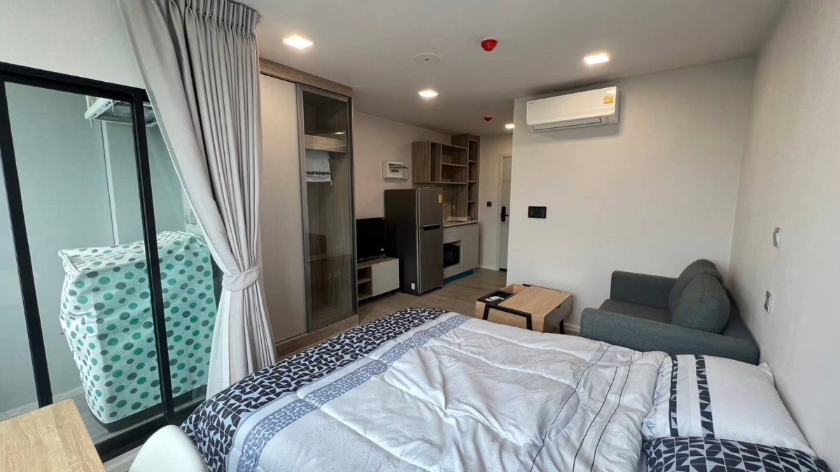 รูป ให้เช่าคอนโด เคฟ ทาวน์ โคโลนี Kave town colony สวยใหม่ครบ มีเครื่องซักผ้า - รูปที่ 1/4
