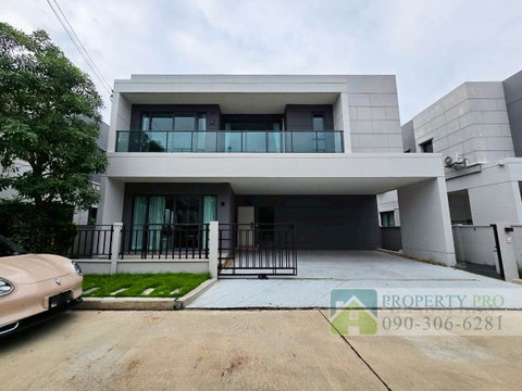 ให้เช่า บ้าน เซนโทร บางนา บ้านเดี่ยว 2 ชั้น 4 ห้องนอน 54 ตรว 260 ตรม บ้านสวย สภาพใหม่มาก หันหน้าทางทิศใต้ เฟอร์นิเจอร์ เครื่องใช้ไฟฟ้าครบ : MJ26R-006