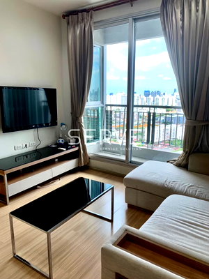 Condos for rent : 1 Bed Large Room  City View  Unblock view Fully furnished  Good Location Next to MRT MRT Huai Khwang 50 m @  Rhythm Ratchada - Huai Khwang