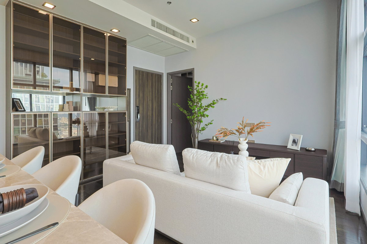 picture For Rent: Loft-Style Corner Unit at Ratchathewi Fully furnished unit two beds located on the 27th floor - 8/21