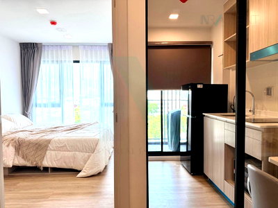 คอนโดให้เช่า : 🚩 ให้เช่าคอนโด แอทโมซ โฟลว์ มีนบุรี อาคาร 1 ชั้น 7 1 ห้องนอน ขนาด 26 ตรม ใกล้ ตลาดมีนบุรี