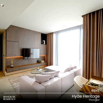คอนโดให้เช่า : เช่าคอนโด 💎Hyde Heritage Thonglor 3นอน 110.92ตร.ม. 170k 💎 ยูนิตหายาก! 3 ห้องนอนห้องสุดท้าย 