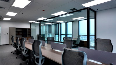 Office for rent New Petchburi Road Bangkok : WoKii at V One Tower 85sqm Fully Furnished Office For LEASE Near MRT Phra Ram 9 Central Rama 9 Ready to Move