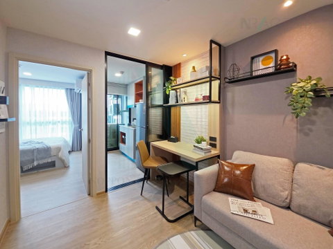 🚩 For Rent Condo KAVE LUMINOUS BANGMOD Building A, Floor 8,1 bed room, Room size 26 sqm