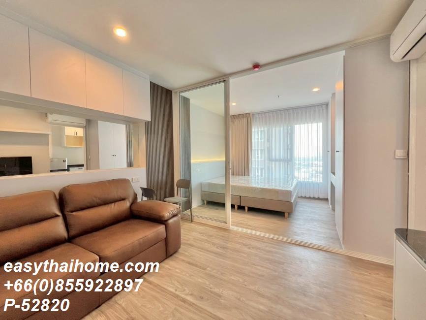 รูป P-52820 | ปล่อยเช่า Regent Home Bangna 🔥✨ คอนโดชั้นสูง วิวแม่น้ำสวย เฟอร์ครบ พร้อมเครื่องซักผ้า และที่จอดรถ พร้อมเข้าอยู่! ✨📱 - รูปที่ 2/9