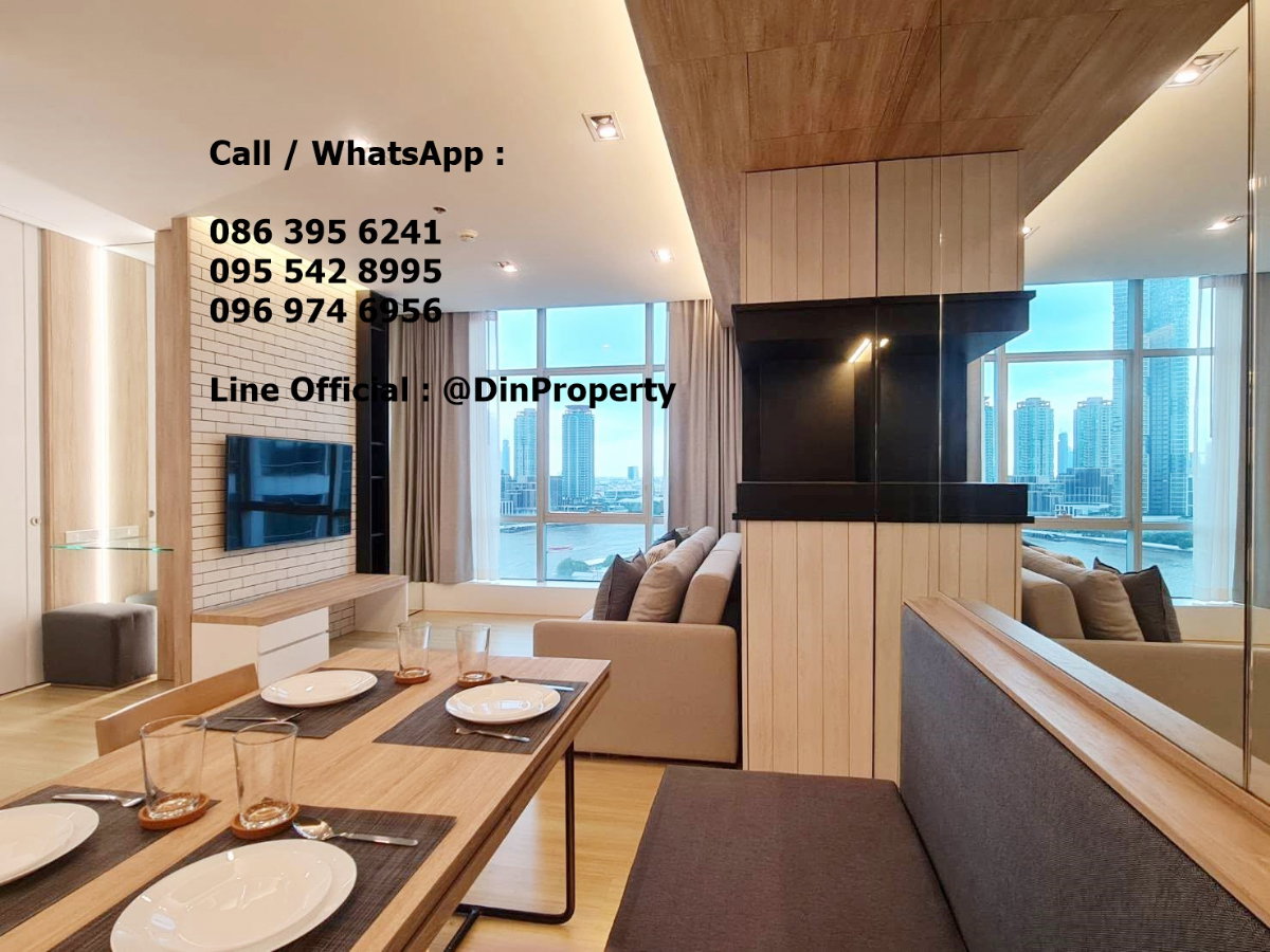 รูป ให้เช่า บ้านสาทร เจ้าพระยา (Baan Sathorn Chao Praya) , 1 ห้องนอน BTS สะพานตากสิน , ใกล้ ICONSIAM เจริญนคร สาทร พร้อมอยู่  - รูปที่ 5/6