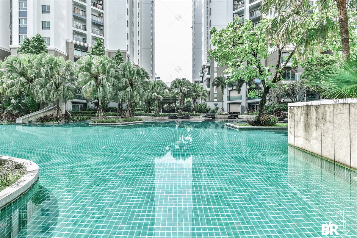 รูป เช่าคอนโด 🌃 Belle Grand Rama 9 3นอน 106.37ตร.ม. 50k 💖  ห้องสวย เฟอร์ครบ ใกล้ MRT พระราม 9  - รูปที่ 6/6