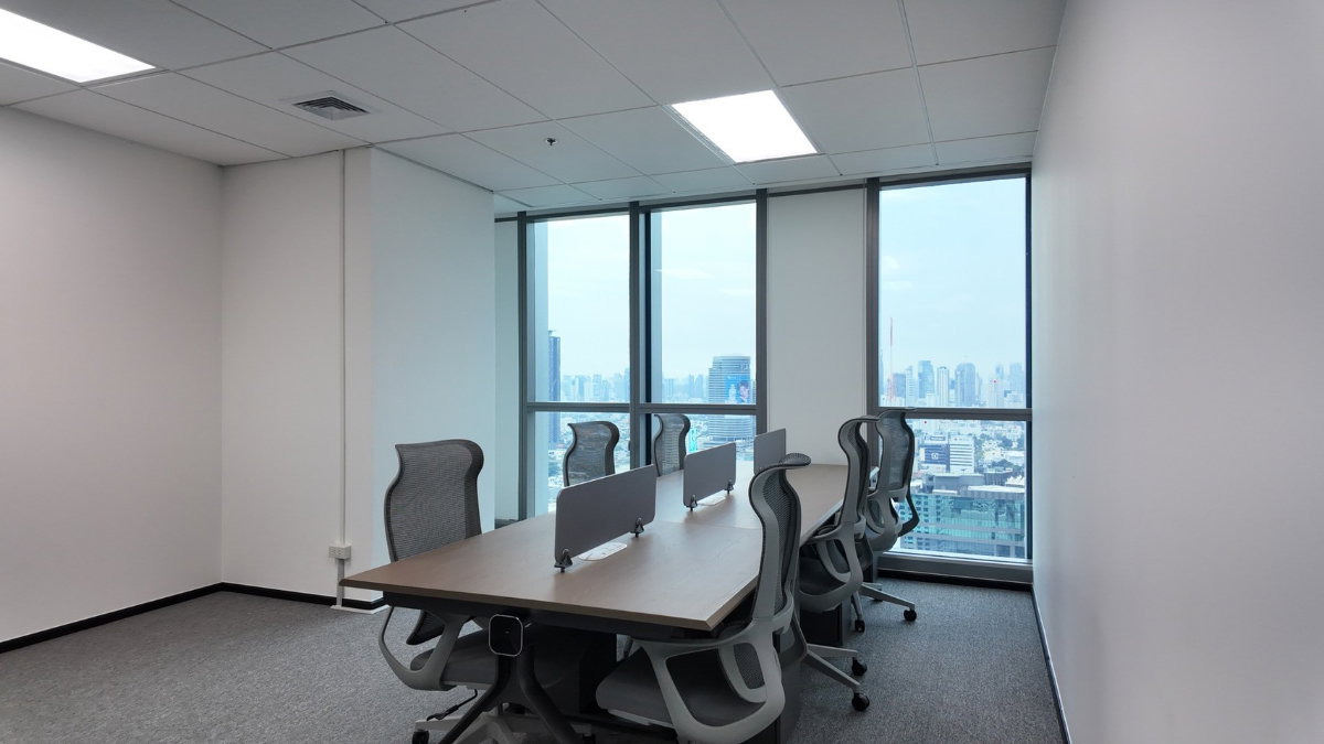 รูป WoKii @V One Tower 40ตรม พื้นที่สำนักงานให้เช่าใกล้ MRT พระราม 9 เซ็นทรัล พระราม 9 ตกแต่งครบ พร้อมเฟอร์นิเจอร์ ใช้งานได้ทันที - รูปที่ 4/6