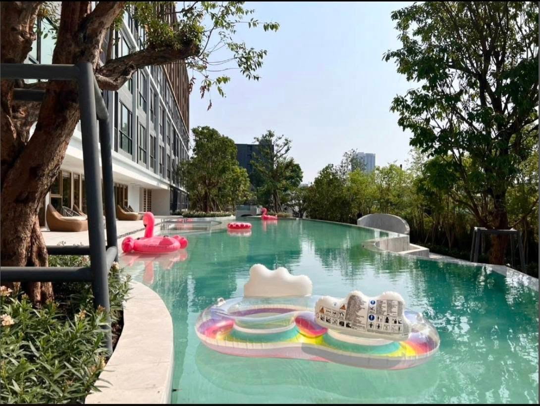 รูป 🔥 คอนโดรีสอร์ทสุดชิลล์ ย่านบางนา ราคาเพียง 12,980 บาท! 🔥🏡 ให้เช่า Atmoz Tropicana Bangna - รูปที่ 8/8