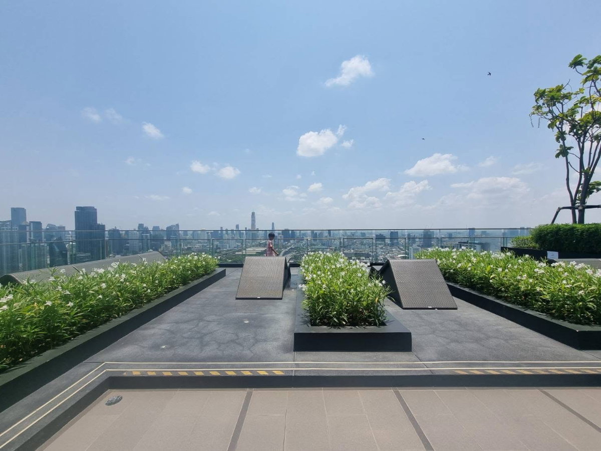 รูป (AA126) Life Asoke Hype | High-Floor Luxury Unit with Rare Open Park View | 2 Bedrooms | 30,000 THB/Month - รูปที่ 36/40