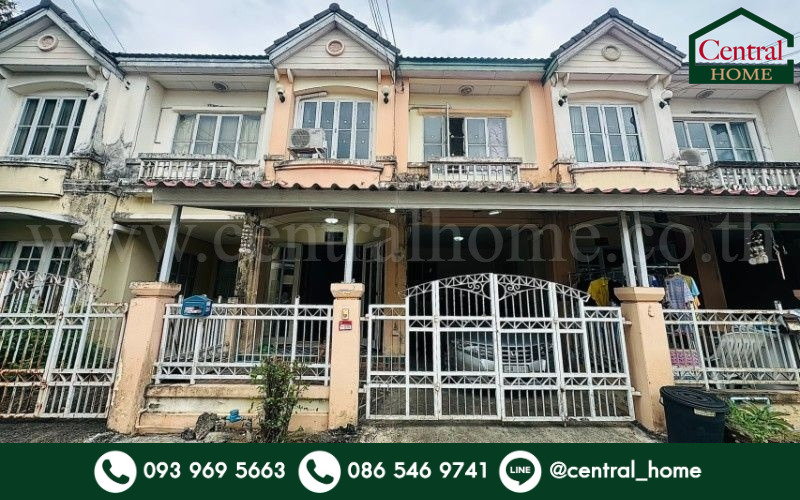 รูป ทาวน์เฮ้าส์ บุศรินทร์ บ้านกล้วย-ไทรน้อย นนทบุรี ราคาถูกที่สุด ทำเลดี เนื้อที่กว้าง - รูปที่ 1/16