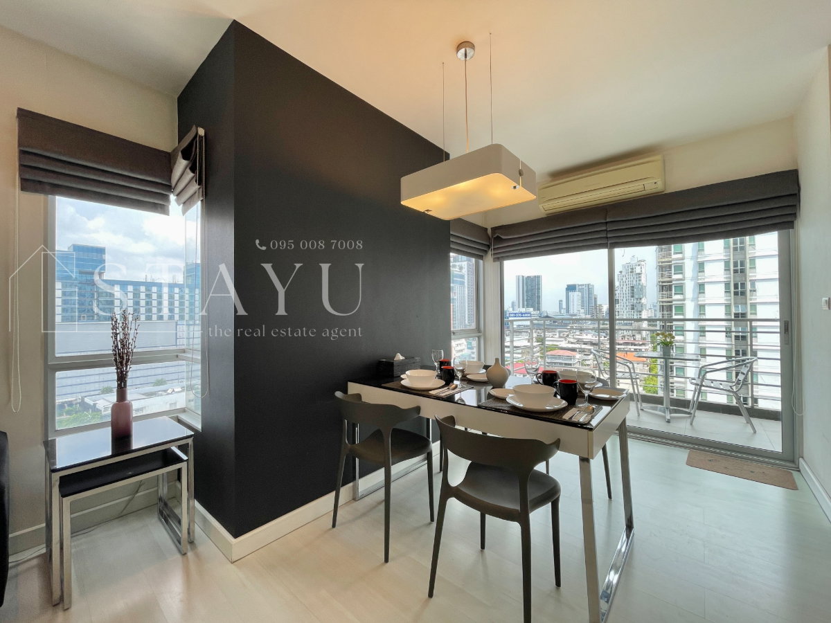 รูป 🔥🔥2 ห้องนอนที่สวยที่สุดในตึก!! ราคาช็อคโลก!! วิวเมือง!! หมดเเล้วหมดเลย!! คุณคือผู้โชคดี!! The Room Ratchada - Ladprao ติด MRT ลาดพร้าวเเละ MRT ภาวนา  - รูปที่ 7/15