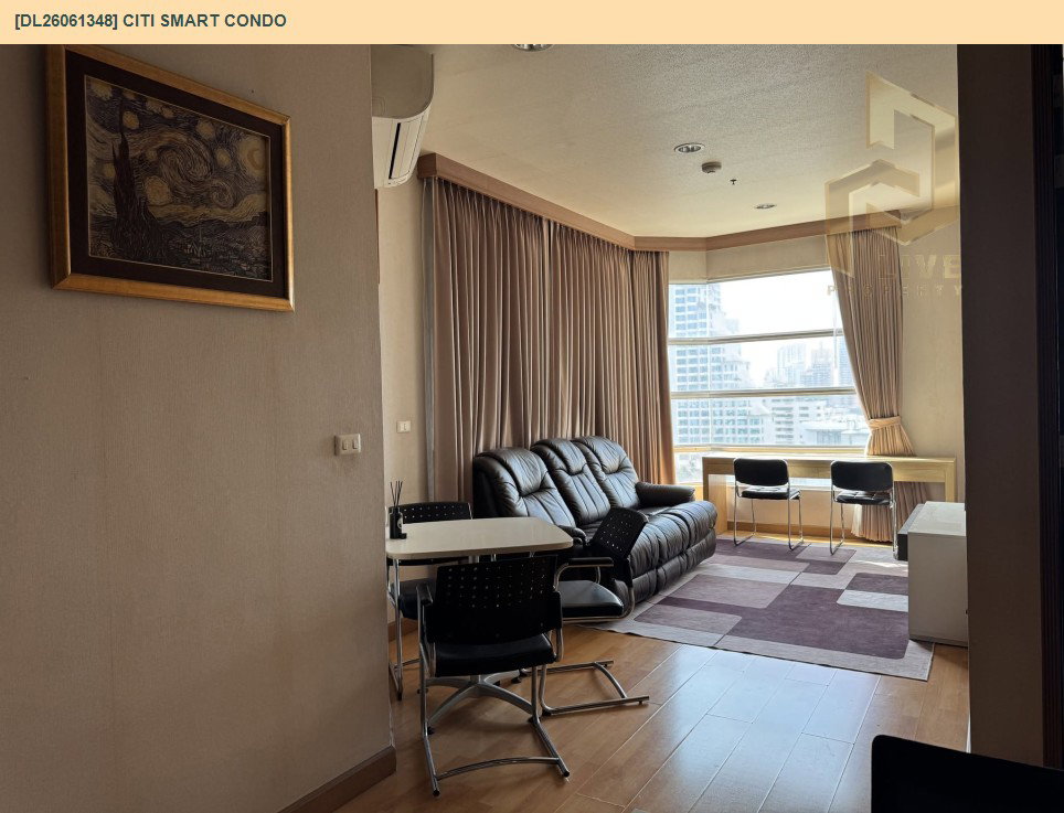 รูป DL26061348 ให้เช่าคอนโด ซิตี้ สมาร์ท คอนโด (Citi Smart Condo) ใกล้ BTS อโศก พร้อมเข้าอยู่ โทรด่วน 0638692663 LineID @952jdxxk - รูปที่ 2/11