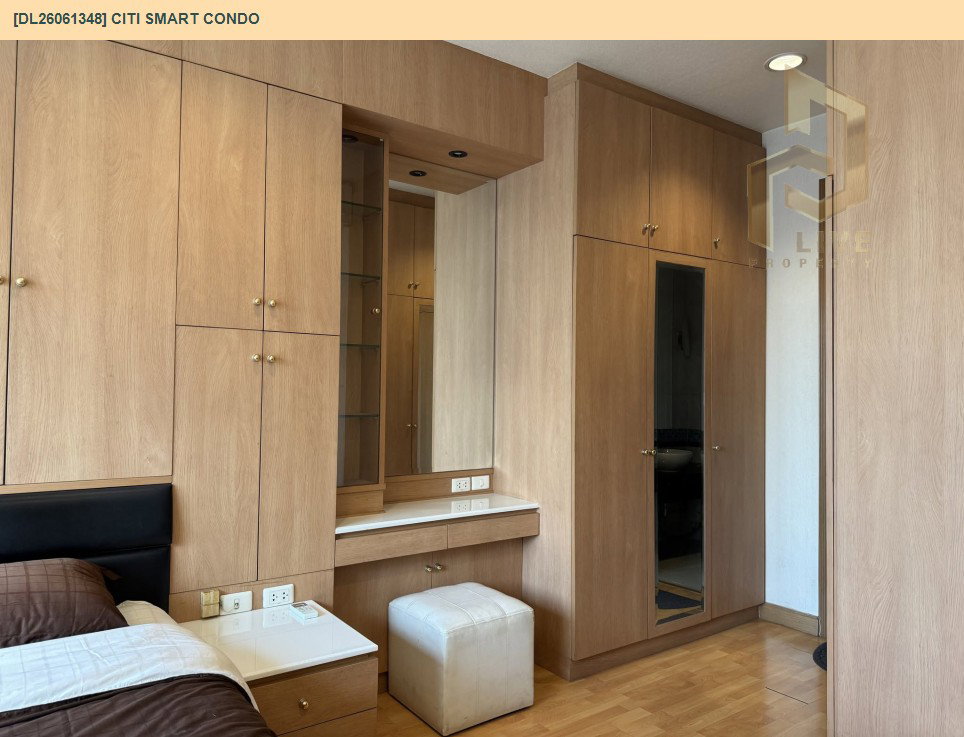 รูป DL26061348 ให้เช่าคอนโด ซิตี้ สมาร์ท คอนโด (Citi Smart Condo) ใกล้ BTS อโศก พร้อมเข้าอยู่ โทรด่วน 0638692663 LineID @952jdxxk - รูปที่ 8/11