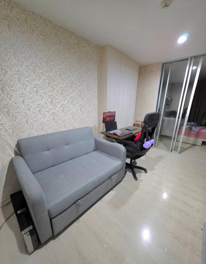 รูป นิช ไอดี สุขุมวิท 113 1B1B ชั้น 4 ขนาด 28 ตร.ม. เช่า 8,000 บาท/เดือน พร้อมเข้าอยู่ - รูปที่ 5/8