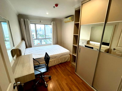 Condos for rent : S197 📌Condo for rent: Lumpini Place Rama IX - Ratchada, 2 bedrooms, 2 bathrooms, pool view, ready to move in.convenient transportation.