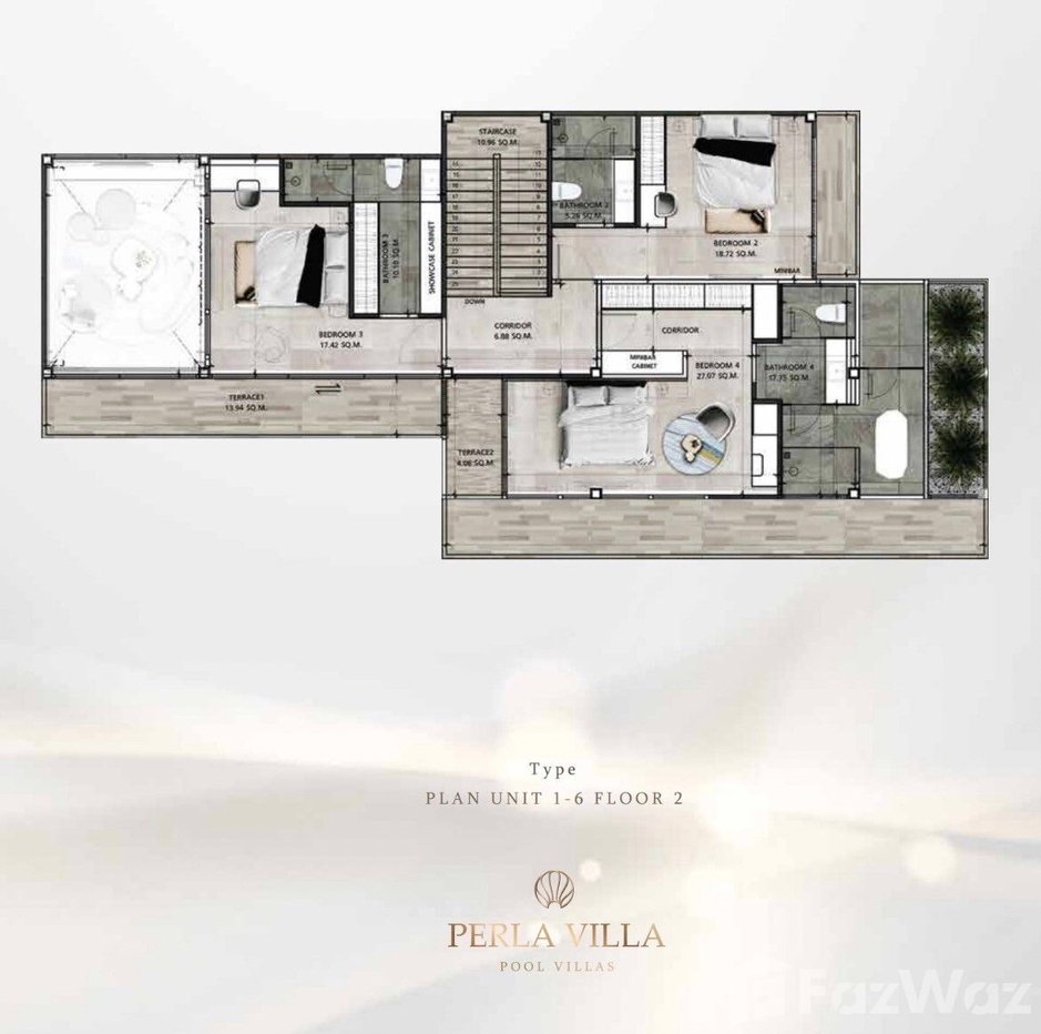 รูป ขาย วิลล่า 4 ห้องนอน ในโครงการ เพอร์ลา วิลล่า พัทยา 1726626 - รูปที่ 11/11