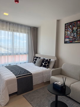ห้องสวย สะอาด เฟอร์นิเจอร์ครบ พร้อมเข้าอยู่ ไลน์ n_789 📍 Condo for rent: Dcondo Vivid Rangsit, opposite Bangkok University 🏫