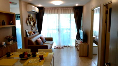 Condos for rent : For Rent Condo ELIO DEL RAY Building E, Floor 1,2 bed room, Room size 45.00 sqm