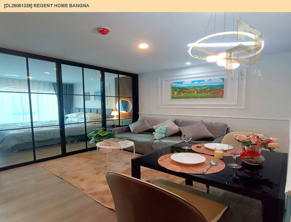 รูป DL26061328 ให้เช่าคอนโด รีเจ้นท์ โฮม บางนา (Regent home bangna) ใกล้ BTS บางนา พร้อมเข้าอยู่ โทรด่วน 0653619502 LineID @952jdxxk - รูปที่ 4/6