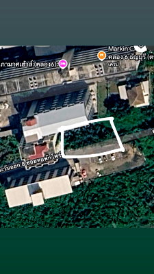 Land for sale Thanyaburi-Wangnoi : Property Size: 100 Sq. Wah (400 Sq. Meters) Location: Adjacent to RMUTT Khlong 6 (High-density student area) 