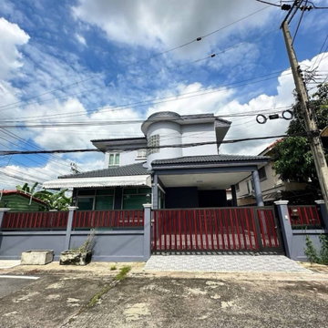 #ให้เช่าบ้านเดี่ยว​ขนาดใหญ่​สุดๆ​ ขนาด 65 ตรว.เนื้อที่เยอะมี​ 4ห้องนอน​ แอร์​4ตัว​ ม.สุทธาทร ประชาร่วมใจ ตกแต่งบ้านสวยหรู (หลังไปรษณีย์มีนบุรี) 