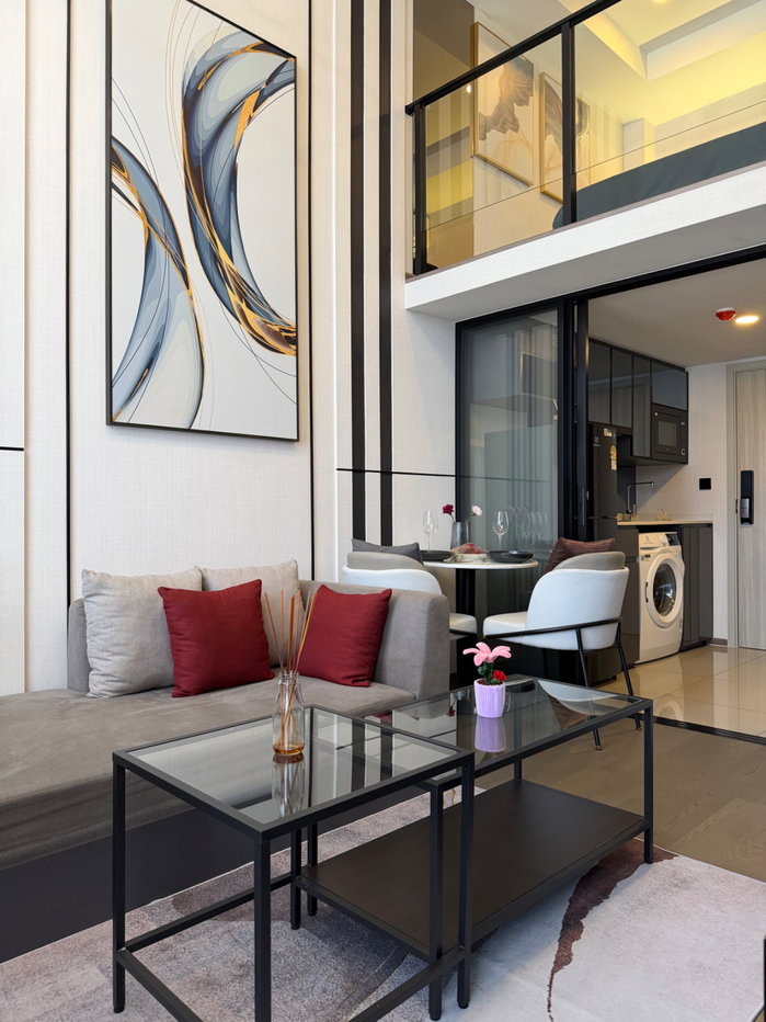 picture For Rent - PARK ORIGIN CHULA - SAMYAN , Luxury Duplex 1 bedroom 1 bathroom - 1/9
