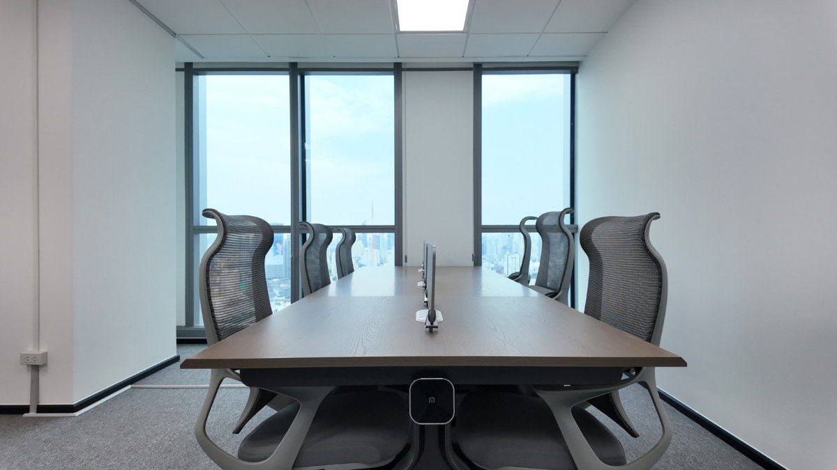 WoKii @V One Tower 40sqm Office For RENT Near MRT Phra Ram 9 Central Rama 9 Fully Furnished Ready to Move