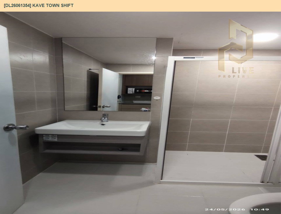 รูป DL26061354 ให้เช่าคอนโด เคฟ ทาวน์ ชิฟท์ (Kave Town Shift) ใกล้ - พร้อมเข้าอยู่ โทรด่วน 0614453194 LineID @952jdxxk - รูปที่ 14/16