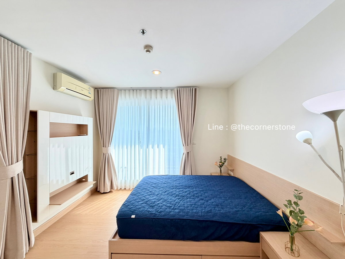 รูป พร้อมให้เช่า  🏙️ "𝐑𝐡𝐲𝐭𝐡𝐦 𝐑𝐚𝐭𝐜𝐡𝐚𝐝𝐚"🏙️  1 ห้องนอน 45 ตร.ม. คอนโด ติด MRT-รัชดา   [251120] - รูปที่ 4/17