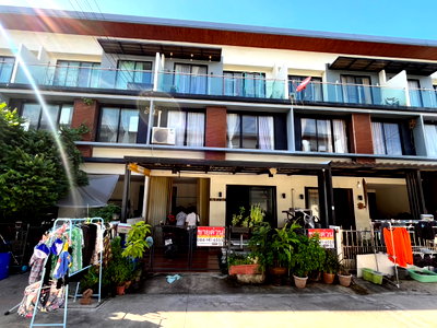 โฮมออฟฟิศ ม.เทคโนโลยีพระจอมเกล้าธนบุรี : BL145|ทาวน์โฮม 3 ชั้น โครงการ M9 Avenue พระราม 2 - ท่าข้าม ถ.กาญจนาภิเษก แขวงท่าข้าม เขตบางขุนเทียน (ราคา 3,600,000 บาท)