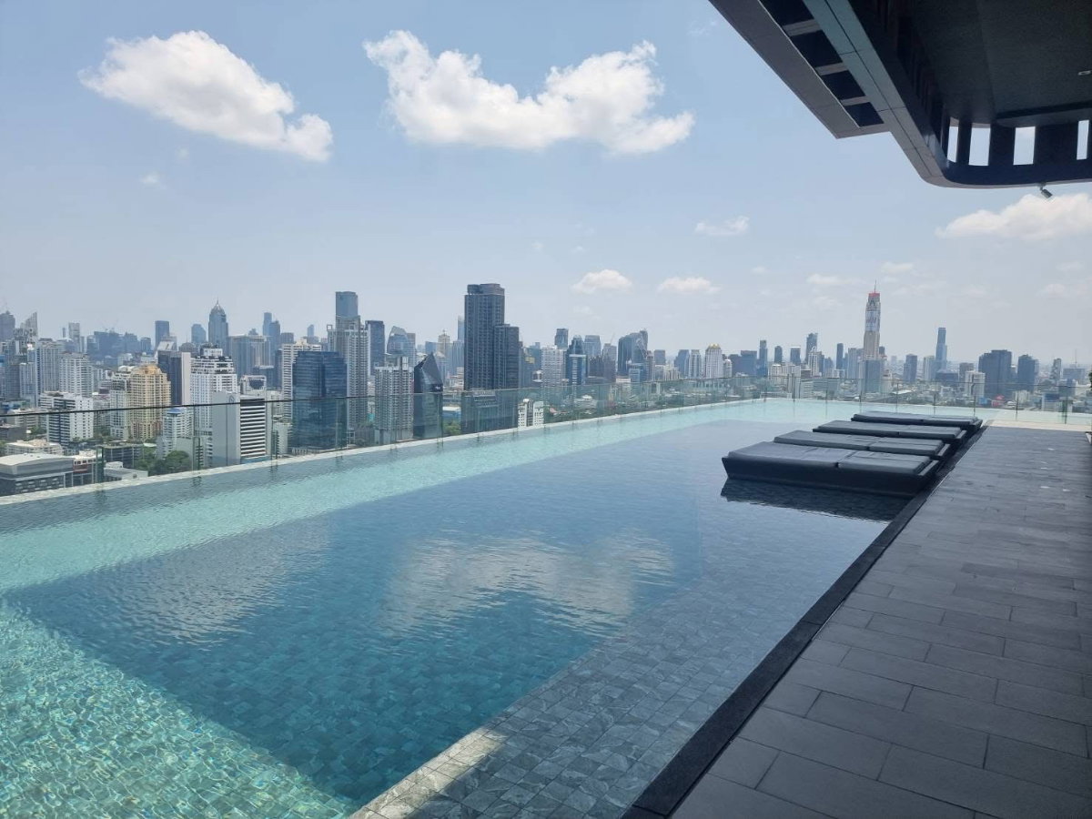 รูป (AA126) Life Asoke Hype | High-Floor Luxury Unit with Rare Open Park View | 2 Bedrooms | 30,000 THB/Month - รูปที่ 38/40
