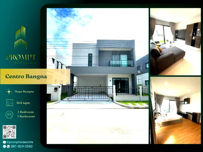 เช่าบ้านเดี่ยว เทสโก้โลตัส บางพลี : CD03553 - Centro Bangna : MegaBangna