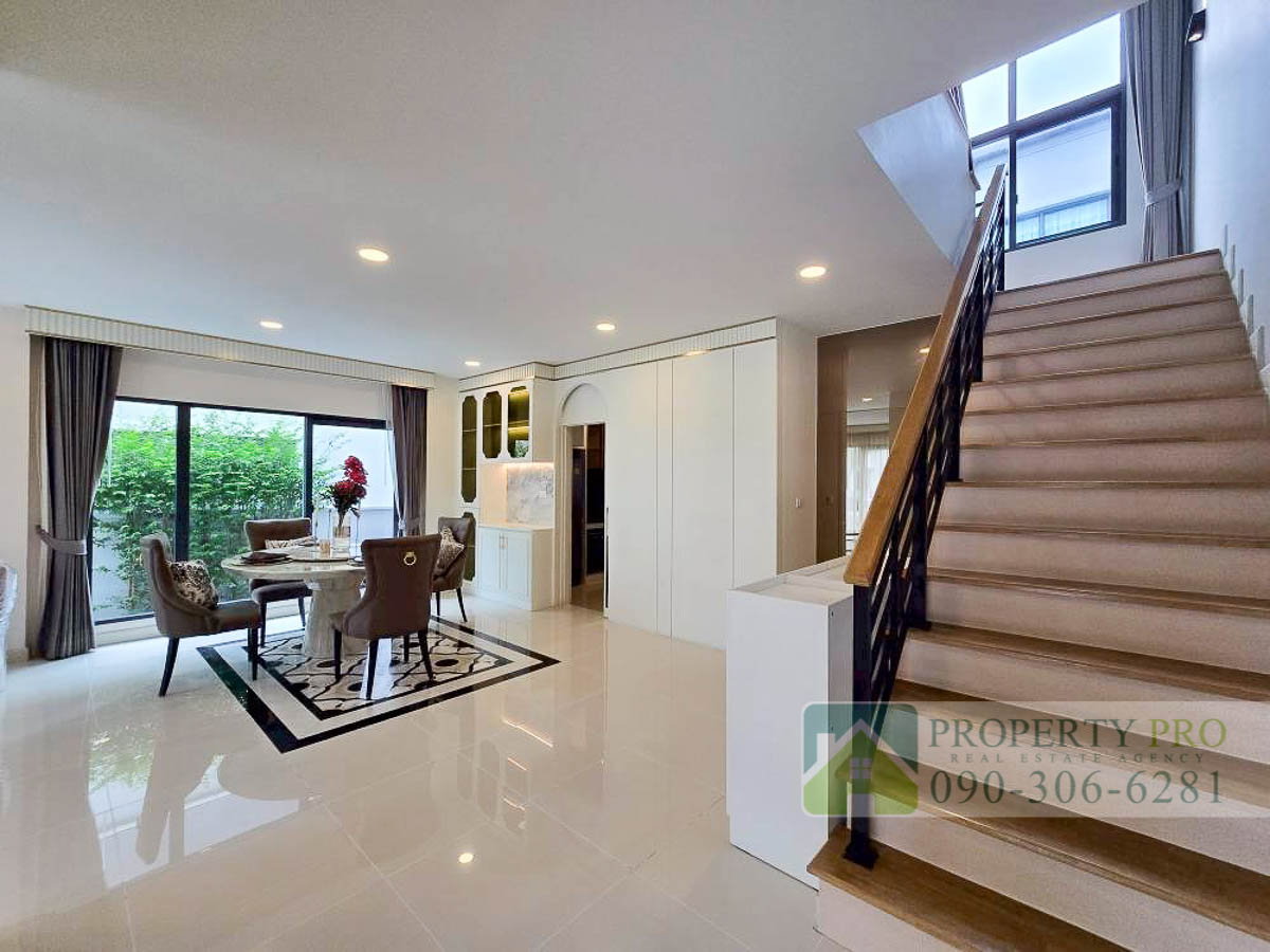 รูป ให้เช่า บ้าน เซนโทร บางนา บ้านเดี่ยว 2 ชั้น 4 ห้องนอน 54 ตรว 260 ตรม บ้านสวย สภาพใหม่มาก หันหน้าทางทิศใต้ เฟอร์นิเจอร์ เครื่องใช้ไฟฟ้าครบ : MJ26R-006 - รูปที่ 5/32