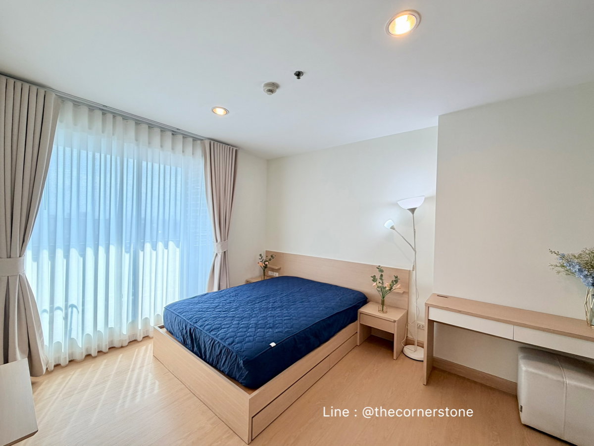 รูป พร้อมให้เช่า  🏙️ "𝐑𝐡𝐲𝐭𝐡𝐦 𝐑𝐚𝐭𝐜𝐡𝐚𝐝𝐚"🏙️  1 ห้องนอน 45 ตร.ม. คอนโด ติด MRT-รัชดา   [251120] - รูปที่ 3/17