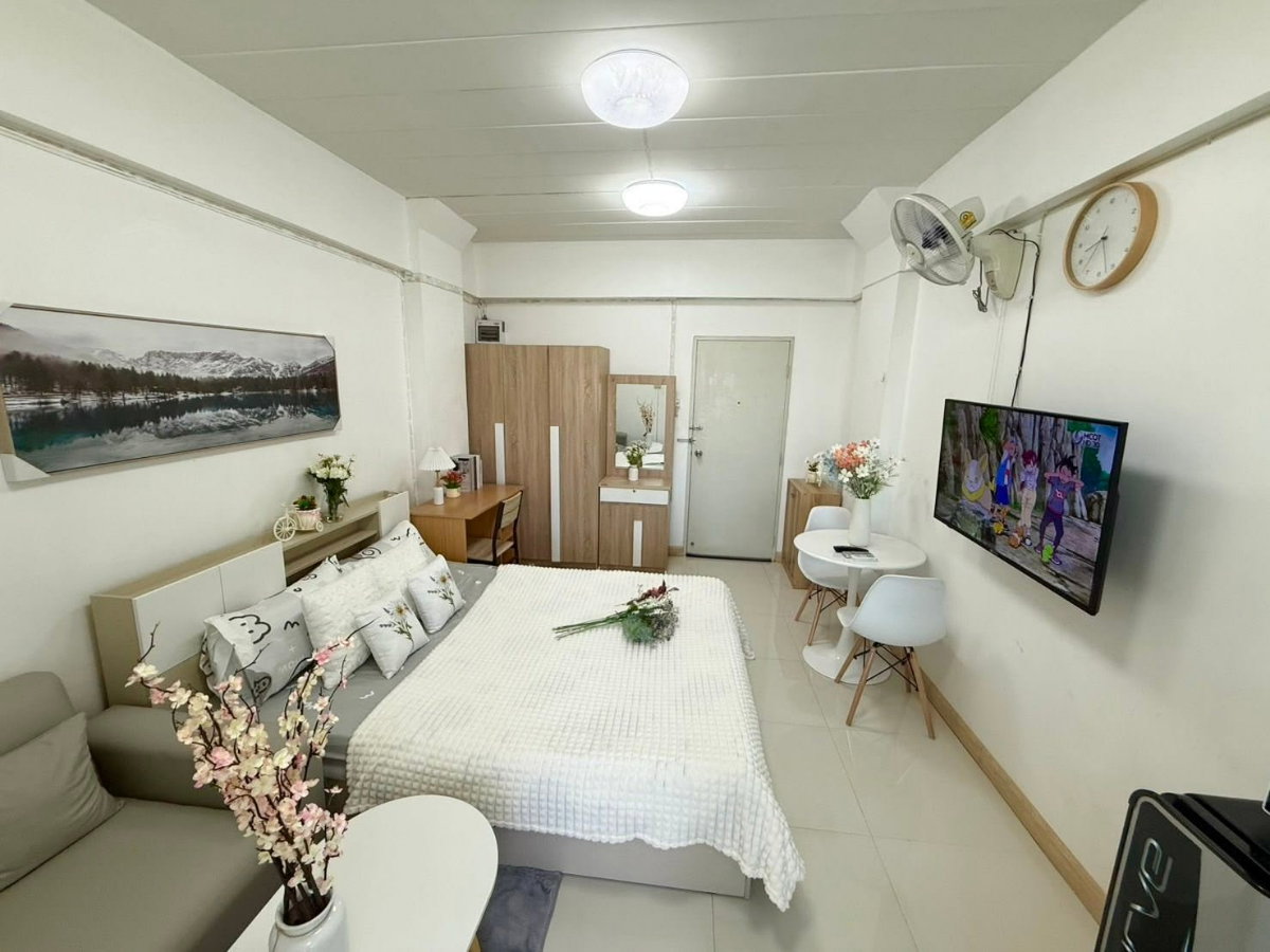 รูป ให้เช่าคอนโดสินธานี คอนโด 5,800บาท/ด  ใกล้ ม.กรุงเทพ ใกล้ฟิวเจอร์  โรงกษาปณ์ ติดถนนใหญ่ เดินทางสะดวก  - รูปที่ 8/10