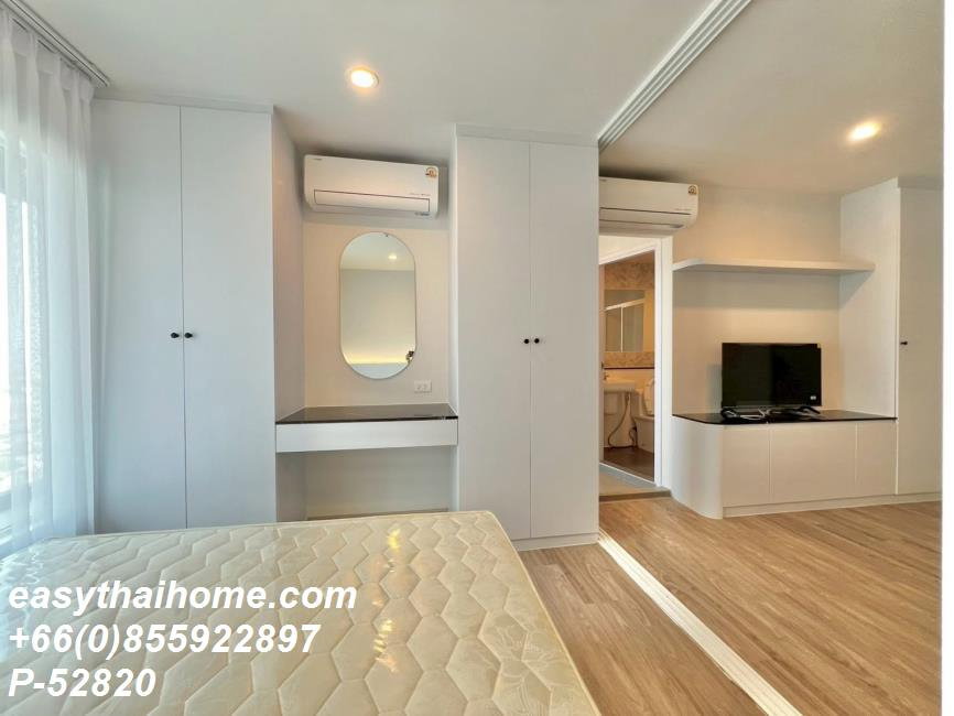 รูป P-52820 | ปล่อยเช่า Regent Home Bangna 🔥✨ คอนโดชั้นสูง วิวแม่น้ำสวย เฟอร์ครบ พร้อมเครื่องซักผ้า และที่จอดรถ พร้อมเข้าอยู่! ✨📱 - รูปที่ 3/9