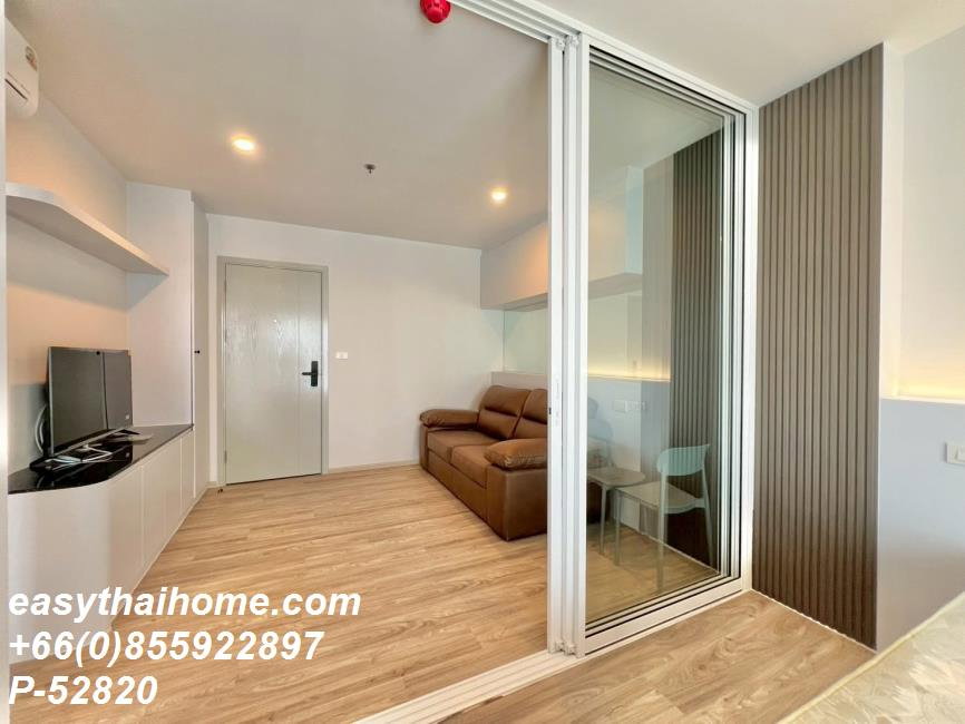 รูป P-52820 | ปล่อยเช่า Regent Home Bangna 🔥✨ คอนโดชั้นสูง วิวแม่น้ำสวย เฟอร์ครบ พร้อมเครื่องซักผ้า และที่จอดรถ พร้อมเข้าอยู่! ✨📱 - รูปที่ 6/9
