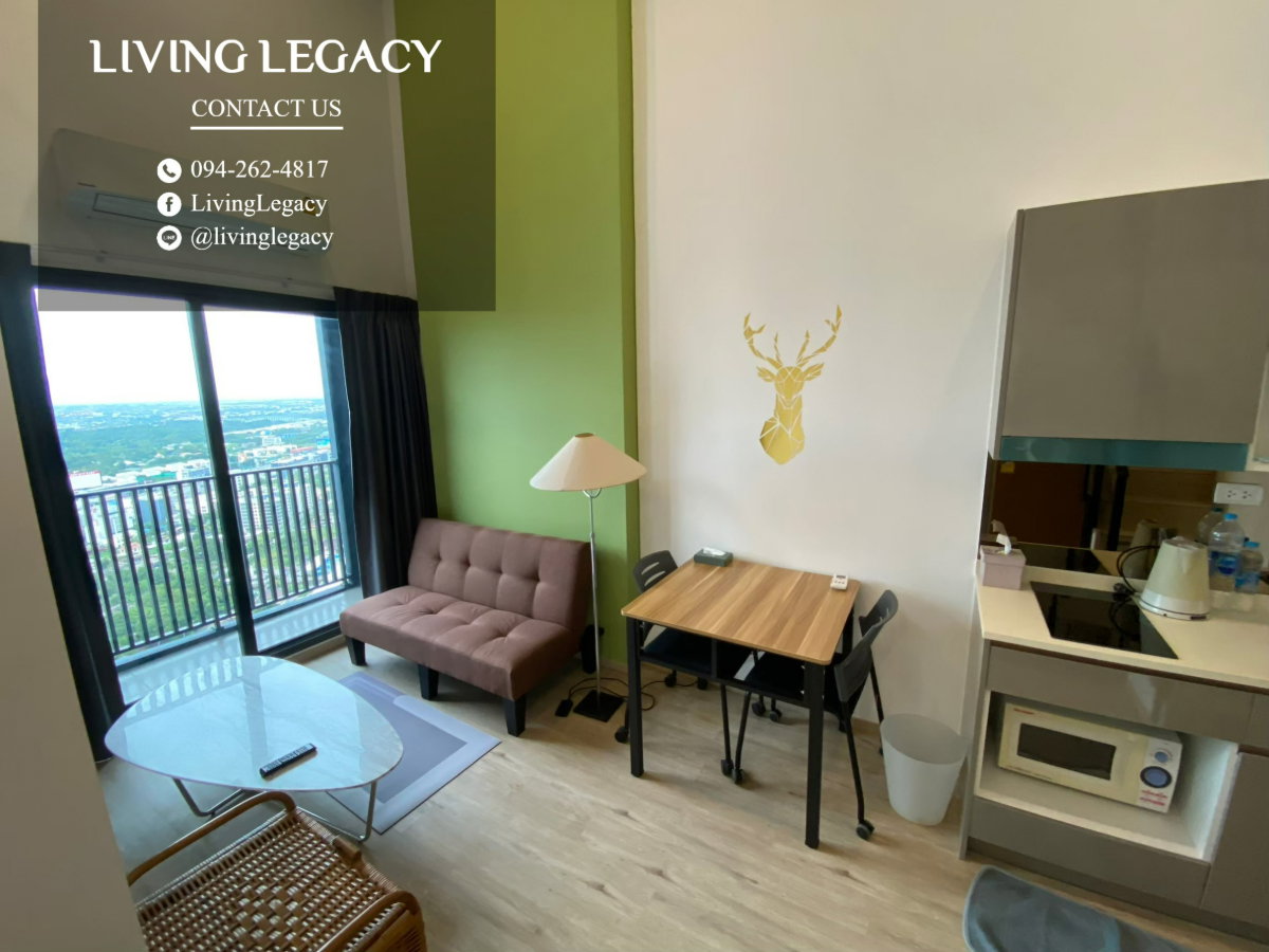 รูป TH6P1X เช่าด่วน Loft 38 ตร.ม. The Rich Rama 9 - Srinakarin | 1 นอน 1 น้ำ | 20,000 บาท/เดือน | LINE: @livinglegacy - รูปที่ 9/26