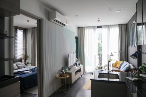 For rent condo THE LINE ASOKE RATCHADA Building 1, Floor 2,1 bed room, Room size 35.00 sqm