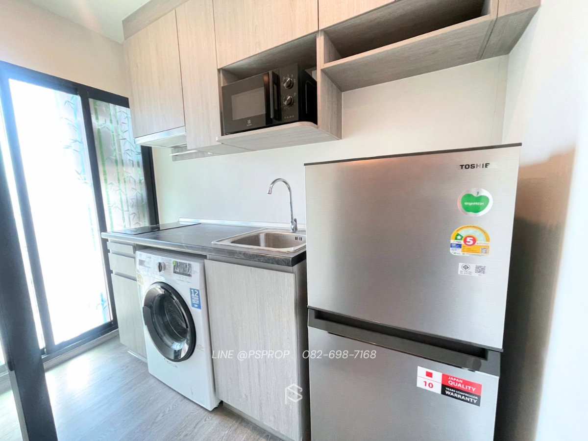 รูป คอนโดเช่าบางเเสน ทำเลดี ใกล้ม.บูรพา Brixton Campus Bangsaen✅ พร้อมเข้าอยู่ #CR0477 - รูปที่ 6/8