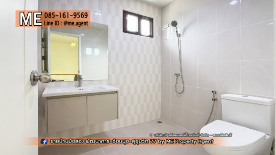 รูป ซื้อด่วน! ทาวน์เฮ้าส์ รีโนเวทใหม่ พฤกษาวิลล์ 57 พัฒนาการ 32 หลังมุม หน้าบ้านไม่ชนกับใคร เดินทางเข้าสุขุมวิทได้ง่าย โทร 064-954-9619 (TB61-27) - รูปที่ 17/22