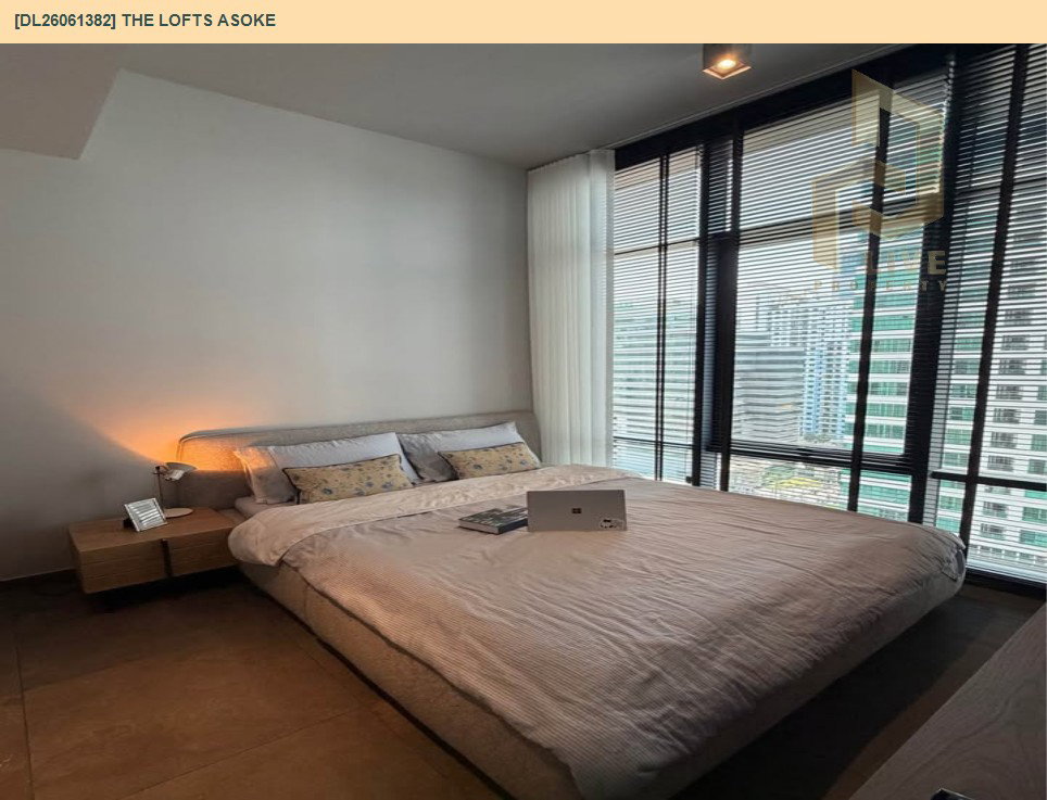 รูป DL26061382 ให้เช่าคอนโด เดอะ ลอฟท์ อโศก (The Lofts Asoke ) ใกล้ MRT เพชรบุรี พร้อมเข้าอยู่ โทรด่วน 0653619502 LineID @952jdxxk - รูปที่ 2/13