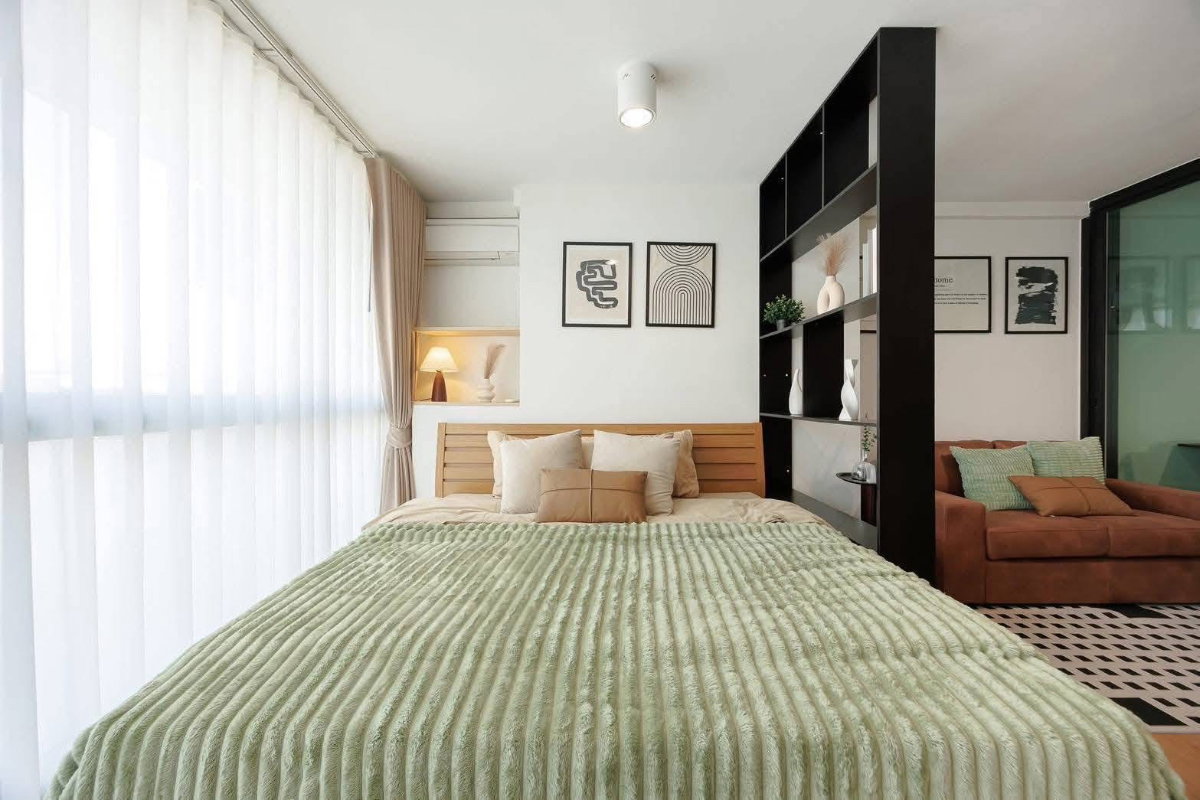 รูป (TT345)เช่าคอนโด Bangkok Feliz Sukhumvit 69 (แบงค์คอก เฟลิซ สุขุมวิท69) Studio ชั้น 5 ขนาด 33 ตร.ม ใกล้ BTS พระโขนง - รูปที่ 1/10