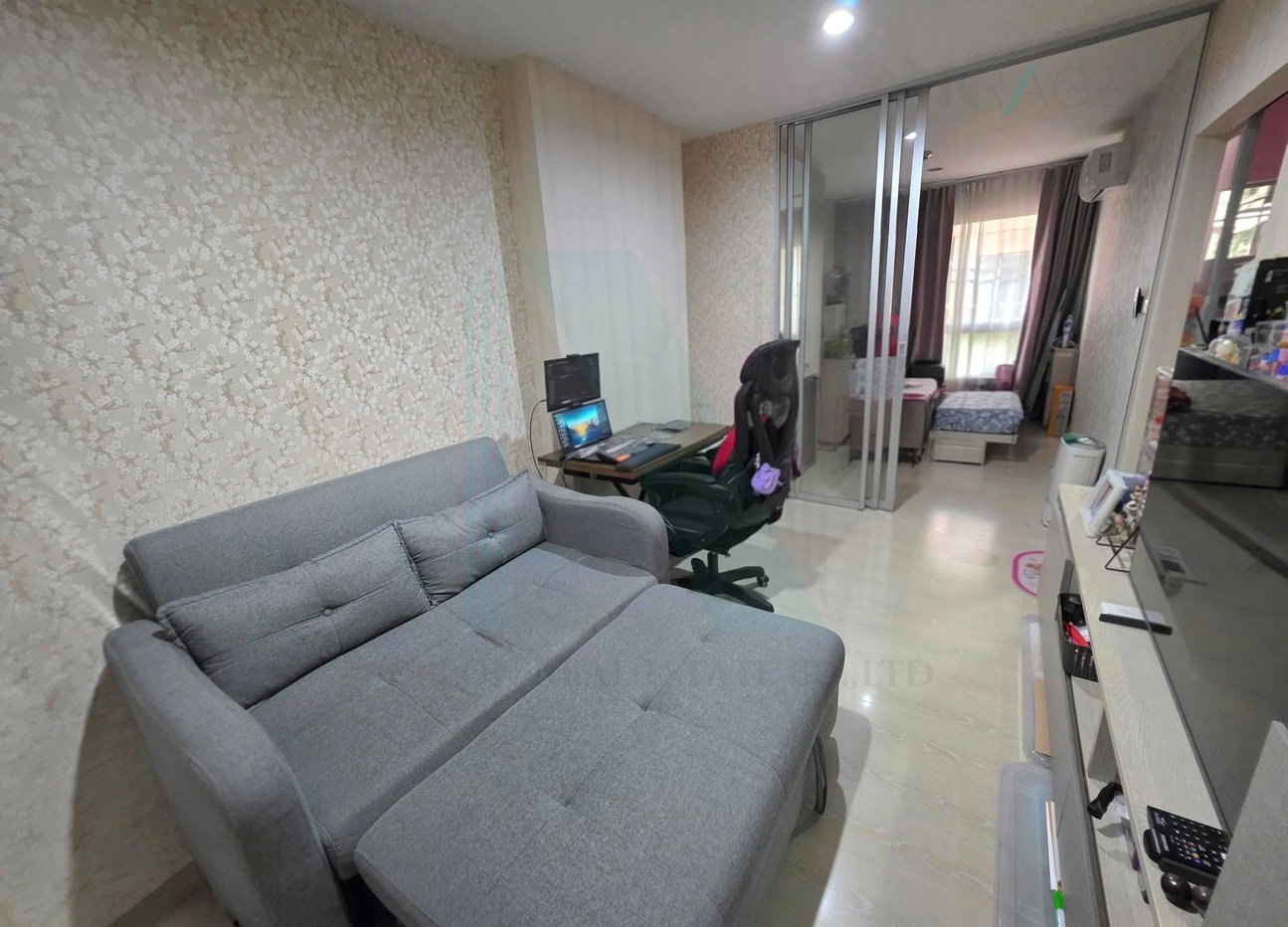 รูป ให้เช่าคอนโด เดอะ นิช ไอดี สุขุมวิท 113 อาคาร  ชั้น 4 1 ห้องนอน ขนาด 28 ตรม ใกล้ ตลาดเอี่ยมเจริญ - รูปที่ 6/8