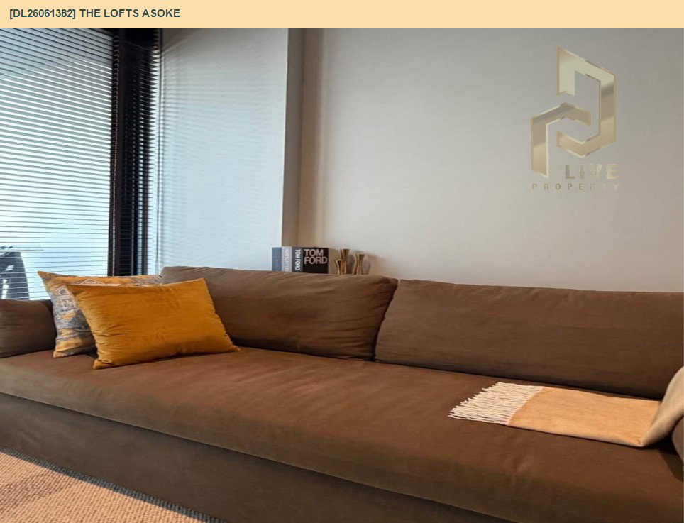 รูป DL26061382 ให้เช่าคอนโด เดอะ ลอฟท์ อโศก (The Lofts Asoke ) ใกล้ MRT เพชรบุรี พร้อมเข้าอยู่ โทรด่วน 0653619502 LineID @952jdxxk - รูปที่ 3/13