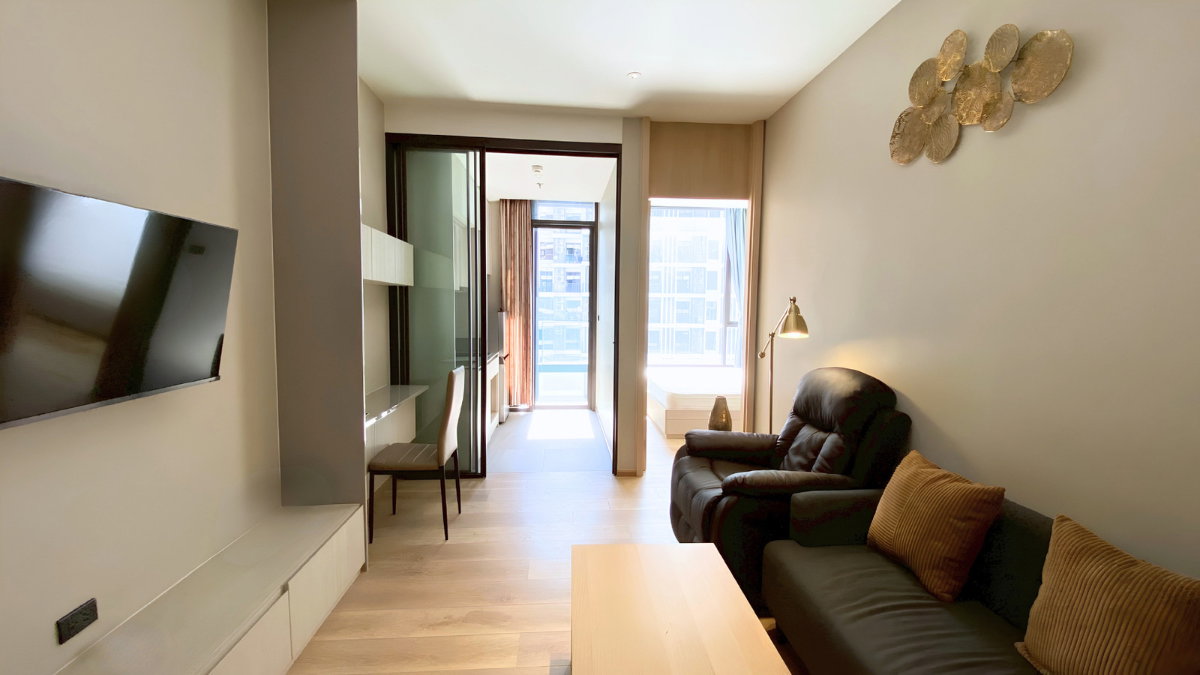 รูป 🔥 The FINE Bangkok Thonglor – Ekkamaiเพียง 25,000 บาท ✨ 1 ห้องนอน 35 ตร.ม. ชั้น 18 วิวเมืองสวย ใกล้ BTS ทองหล่อ–เอกมัย  พร้อมเข้าอยู่ 🏙️ - รูปที่ 5/8