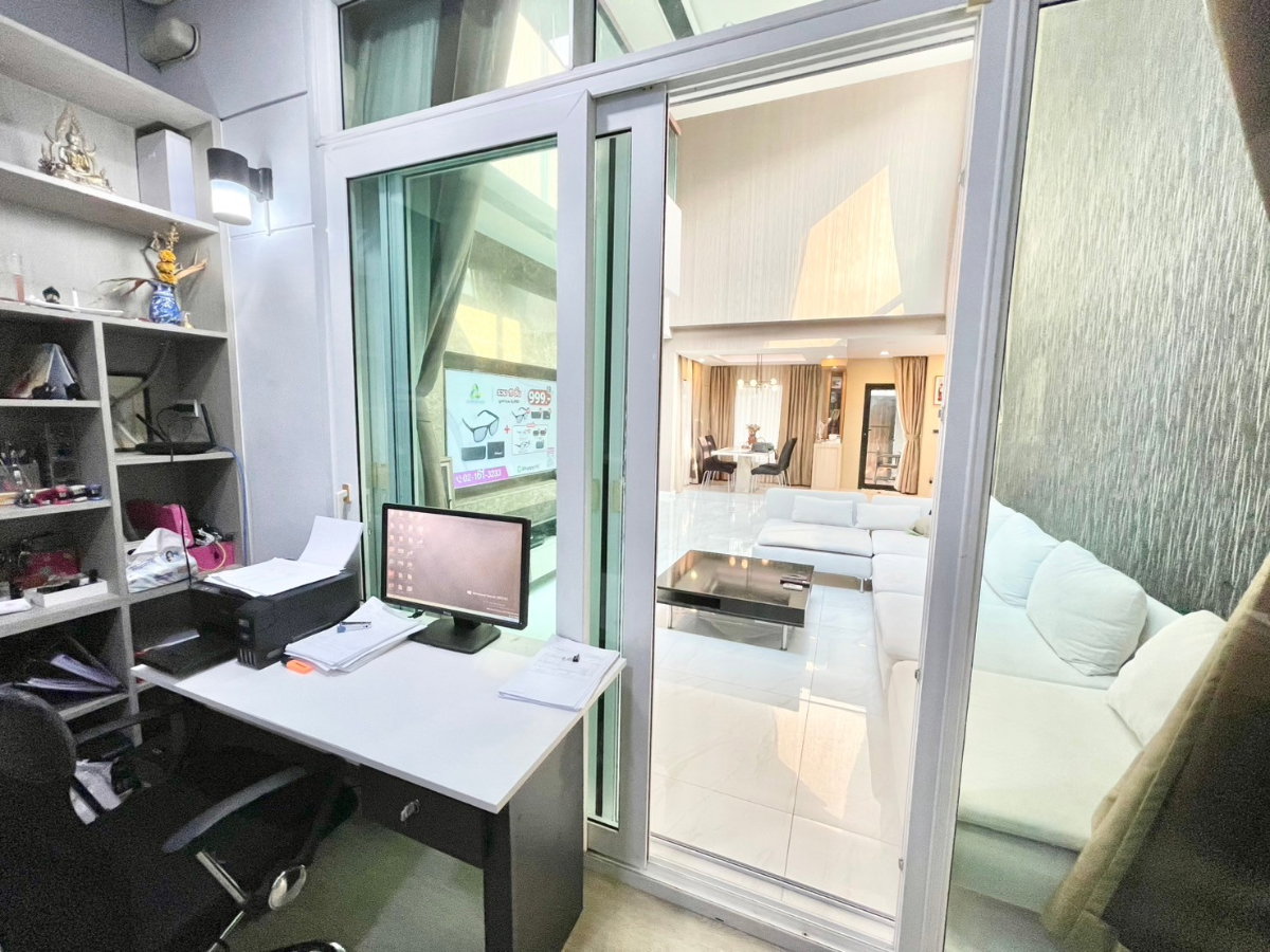 รูป *HOT*ขายบ้านเดี่ยว 3 ชั้น The Gallery House Pattern เดอะ แกลเลอรี่ เฮ้าส์ แพทเทิร์น 4นอน 5น้ำ 57ตรว. ต่อเติมแล้ววัสดุเกรดพรีเมี่ยม แปลงมุม สงบ!!!! - รูปที่ 12/28