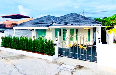 Houses for sale Pornprapanimit Road : Single house for sale in Rattanagorn 17 Village, Pattaya, Bang Lamung, Chonburi. move in Ready