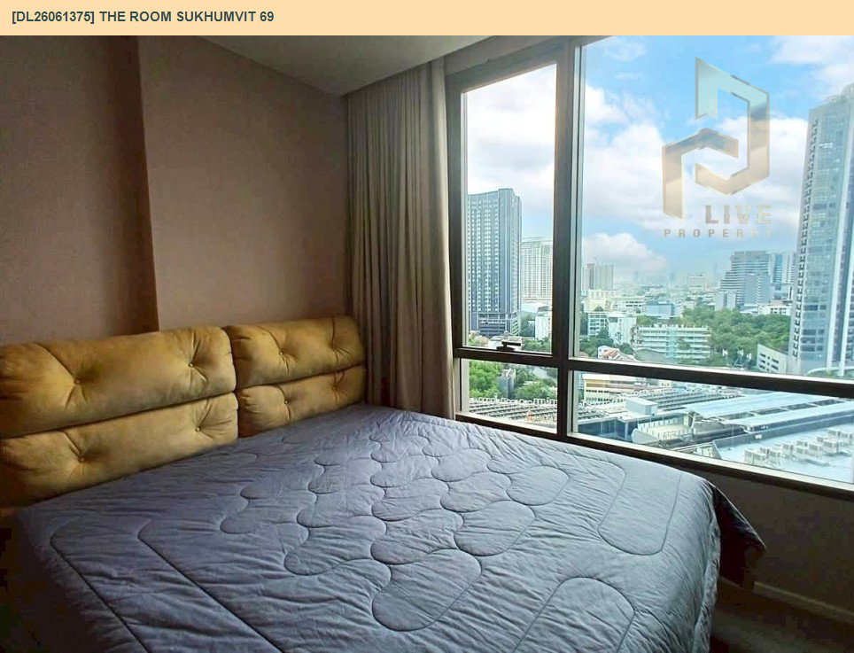 รูป DL26061375 ให้เช่าคอนโด เดอะ รูม สุขุมวิท 69 (The Room Sukhumvit 69) ใกล้ BTS พระโขนง พร้อมเข้าอยู่ โทรด่วน 0614453194 LineID @952jdxxk - รูปที่ 10/13